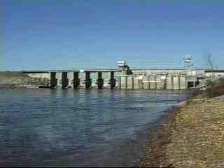 Neely Henry Dam and Powerhouse on the Coosa River near Ohatchee, Alabama